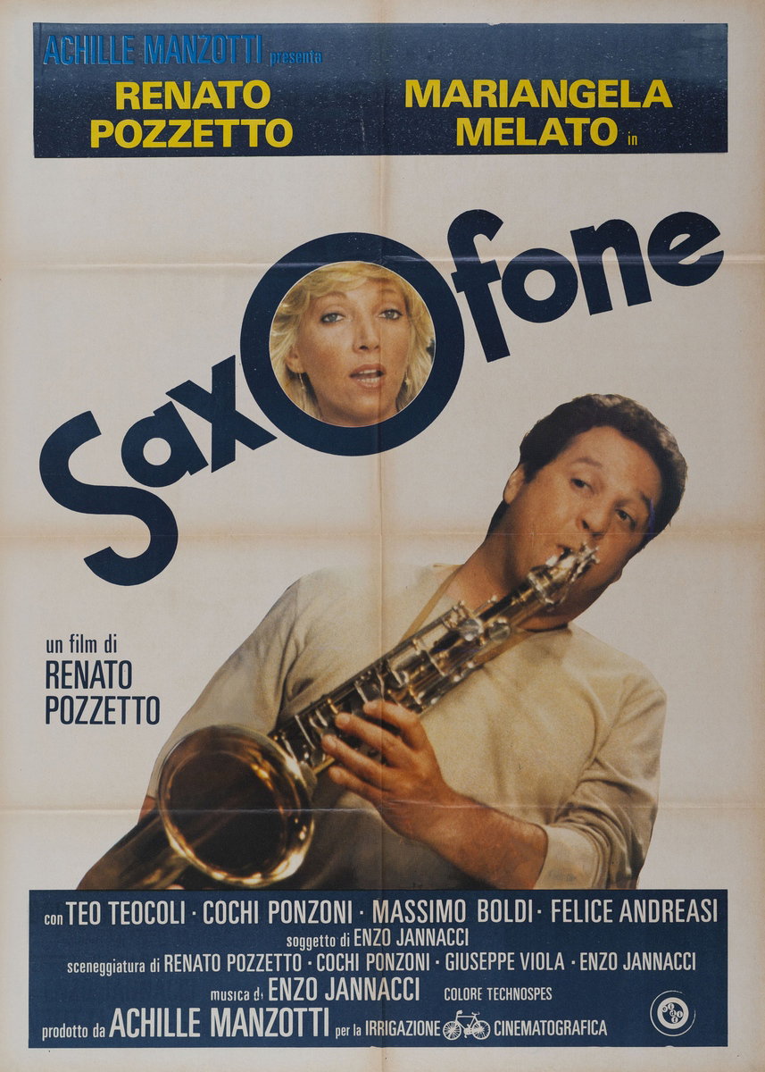 Manifesto 2 per il film Saxofone (1978)