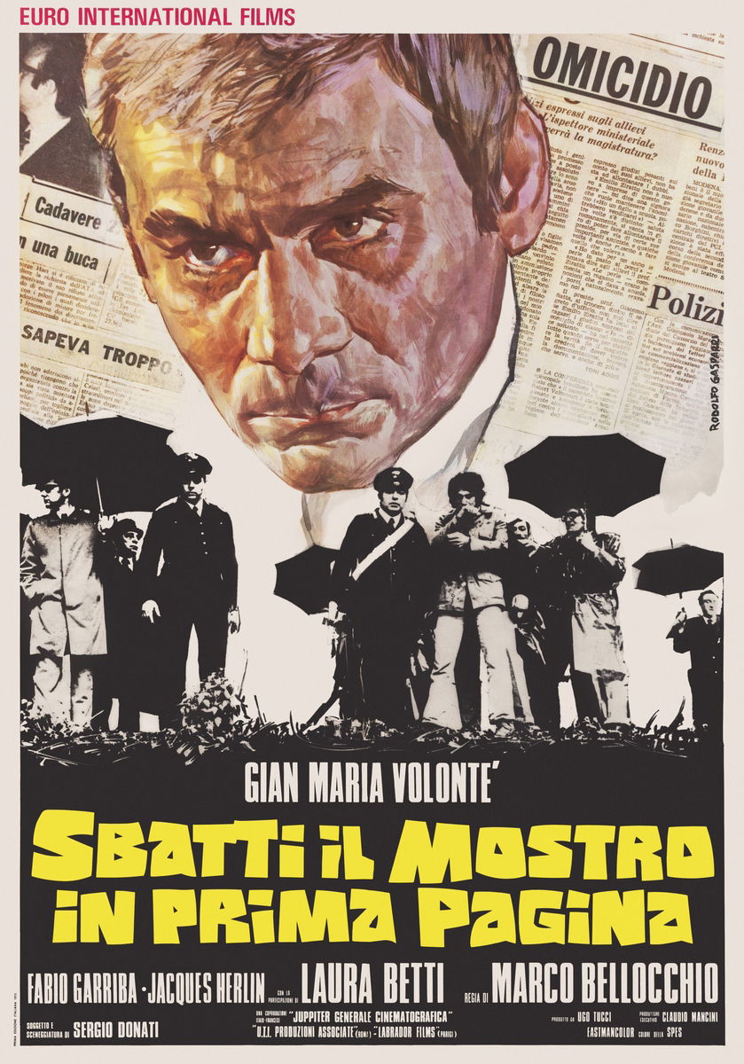 Sbatti il mostro in prima pagina - Manifesto 1