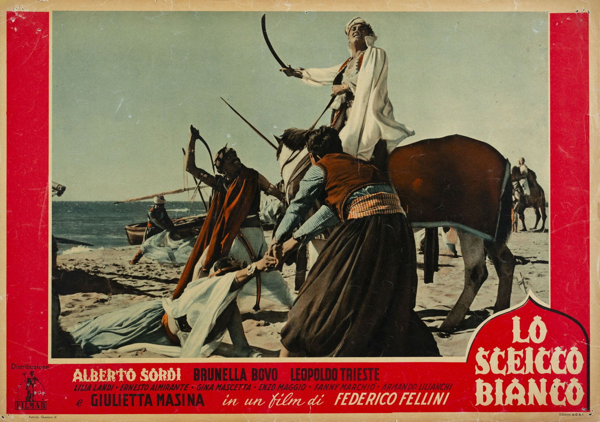 Lo sceicco bianco - Fotobusta 1