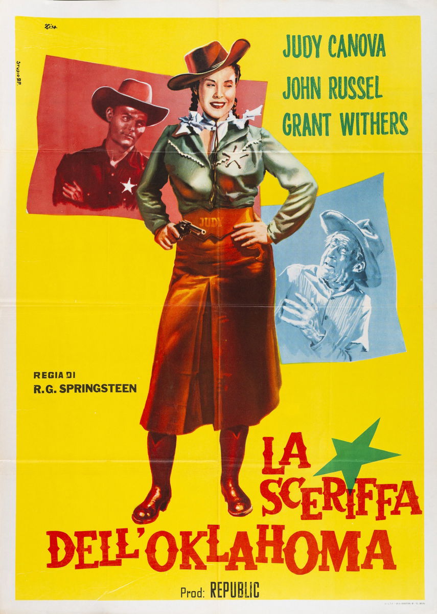 La sceriffa dell'Oklahoma - Manifesto 1