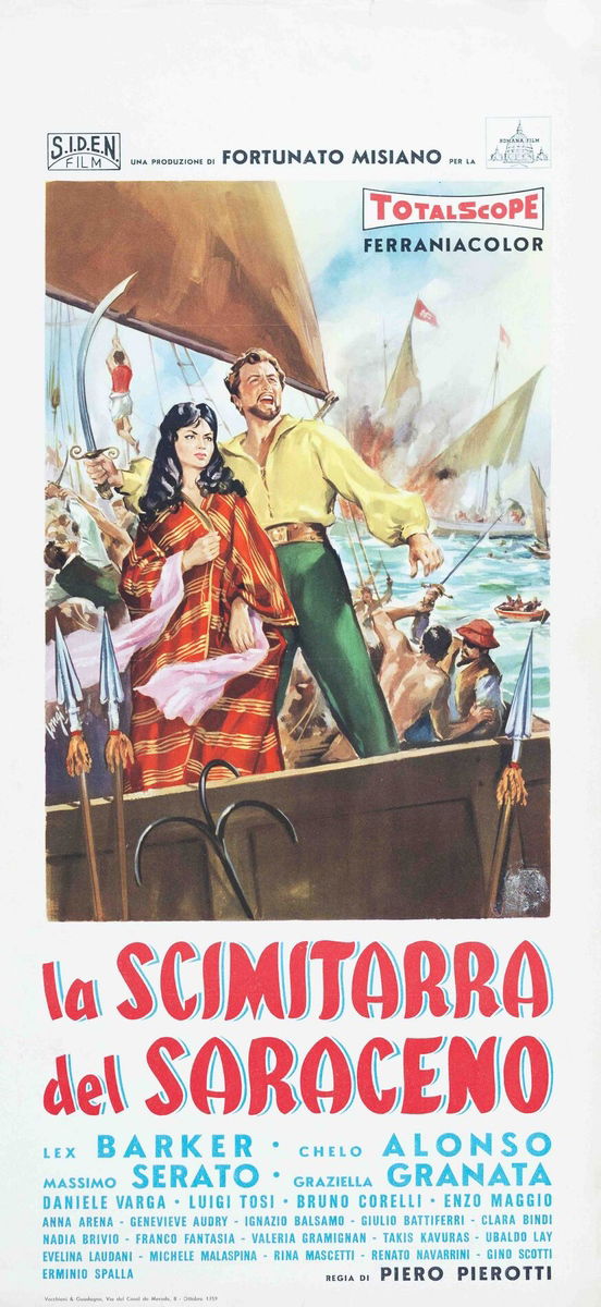 La scimitarra del Saraceno - Locandina 1