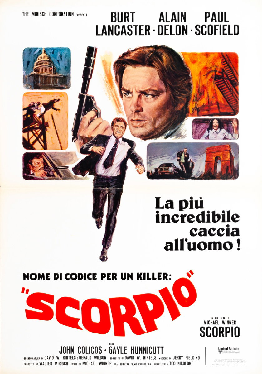 Poster 2 for the film Scorpio (1973)