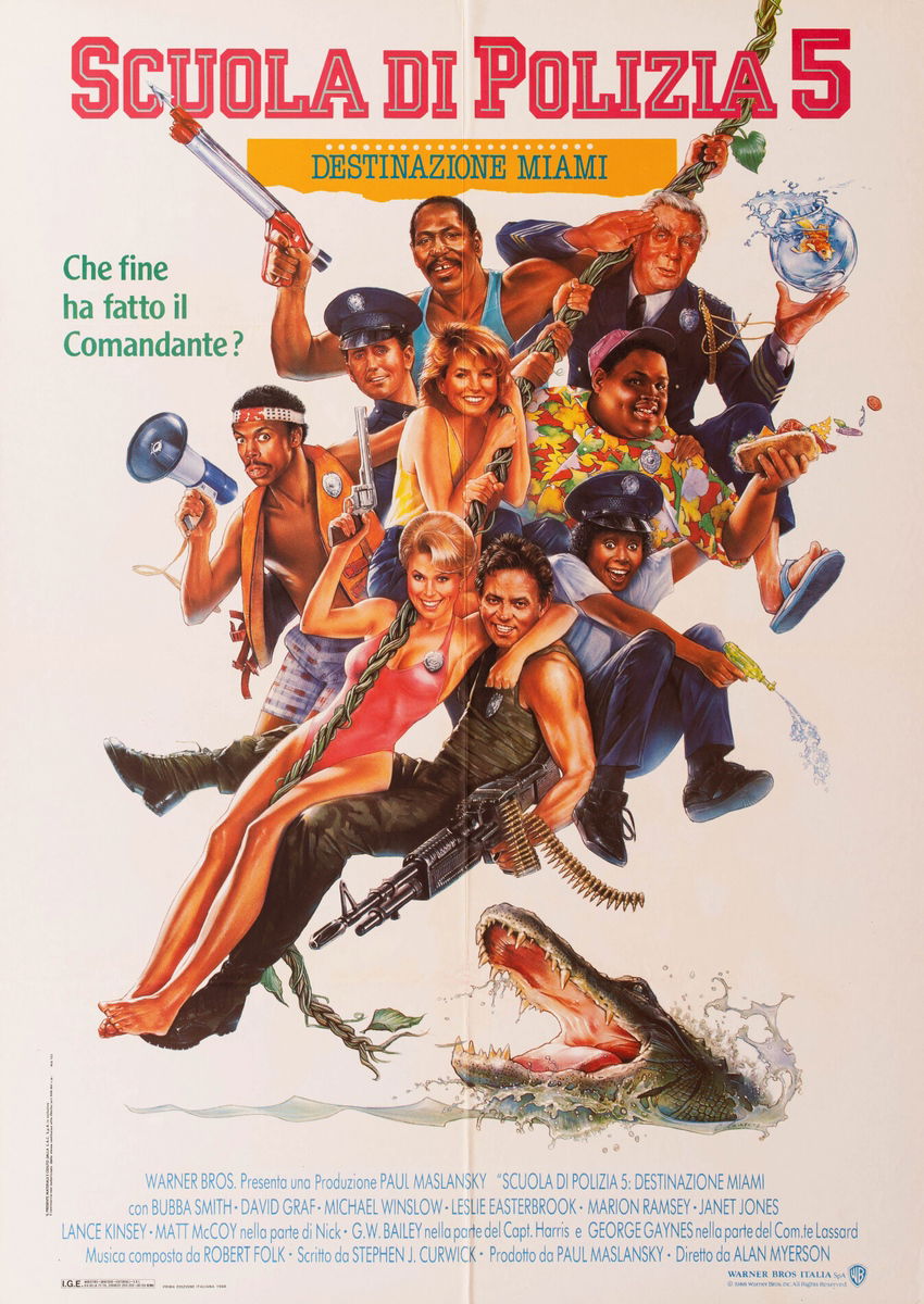 Scuola di polizia 5: Destinazione Miami - Manifesto 1