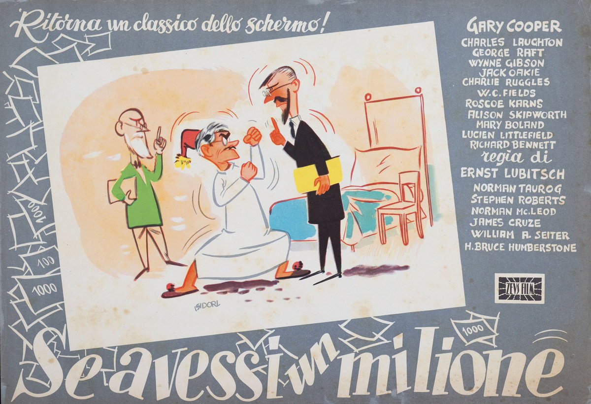 Fotobusta 3 per il film Se avessi un milione (1932)