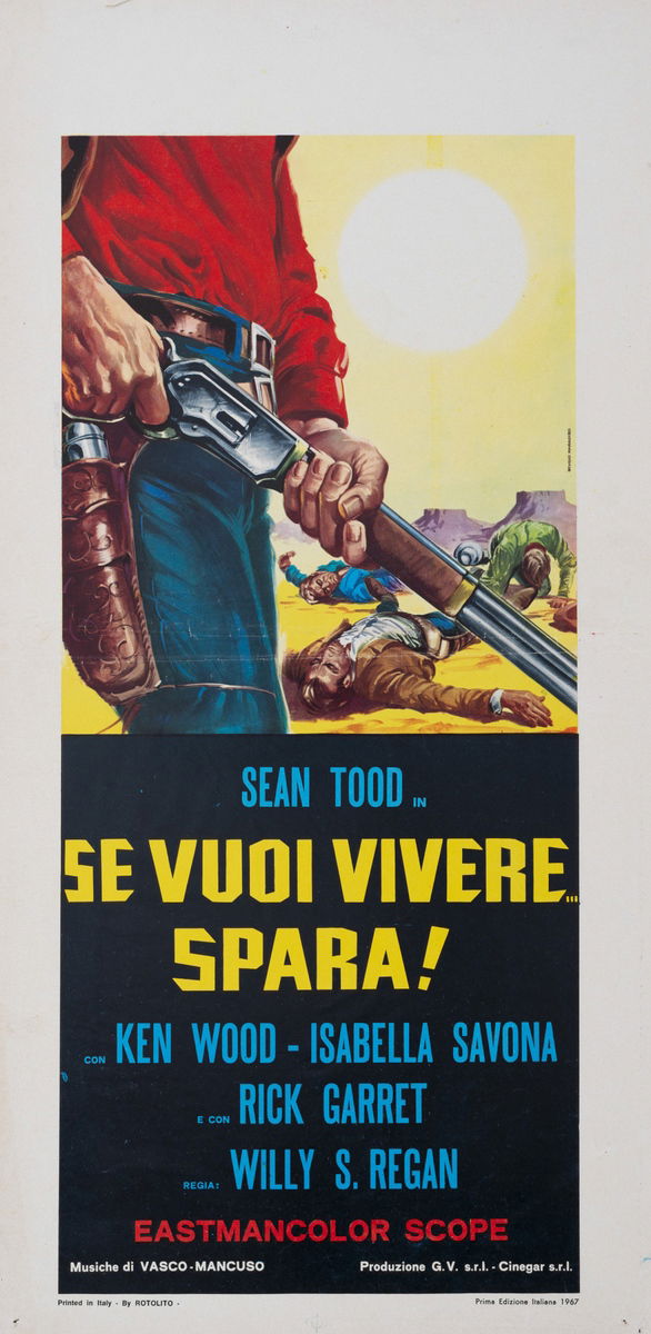 Se vuoi vivere... spara! - Lobby Card 1
