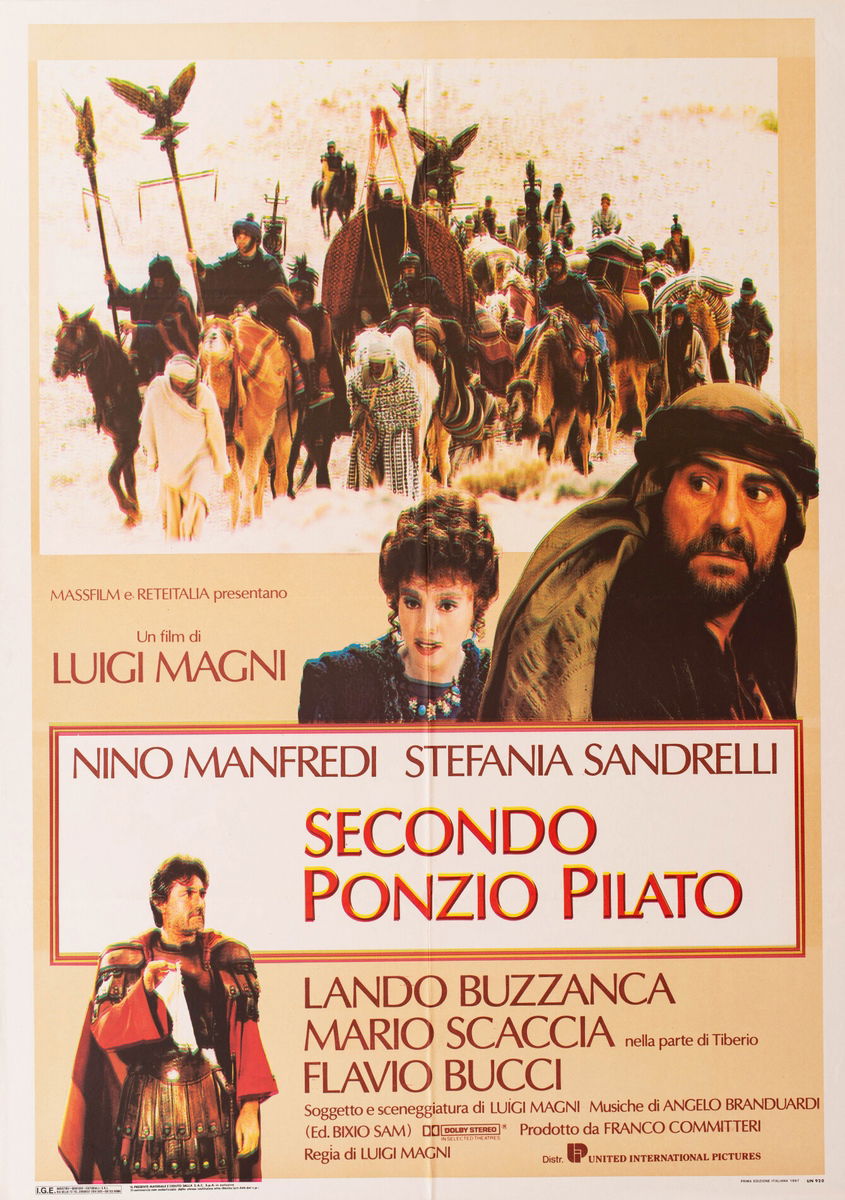 Secondo Ponzio Pilato - Manifesto 1