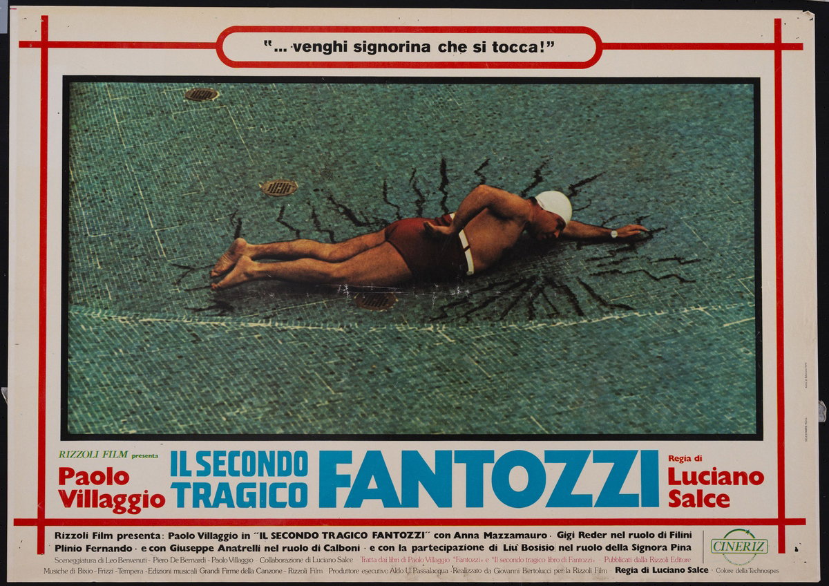 Fotobusta 2 per il film Il secondo tragico Fantozzi (1976)