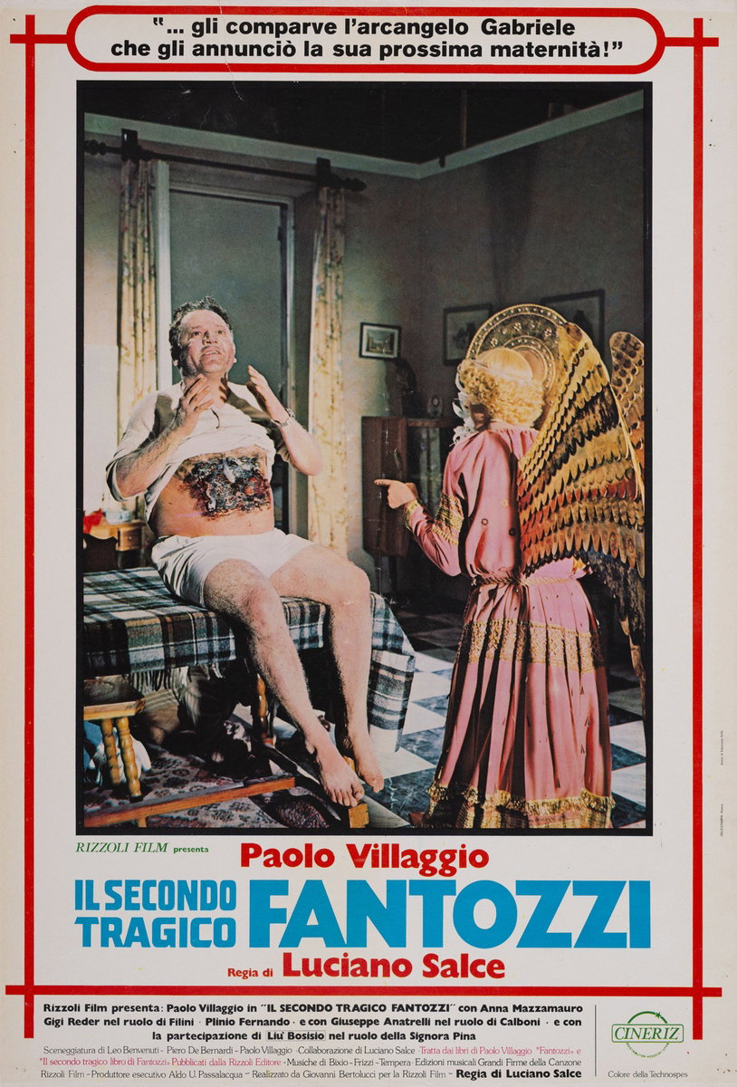 Fotobusta 4 per il film Il secondo tragico Fantozzi (1976)