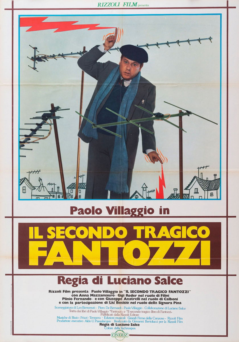 Il secondo tragico Fantozzi - Manifesto 1