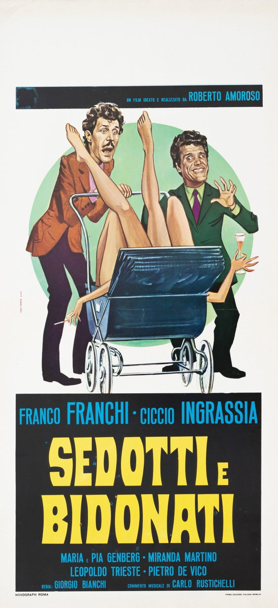 Locandina 2 per il film Sedotti e bidonati (1964), dipinto da Mario Piovano