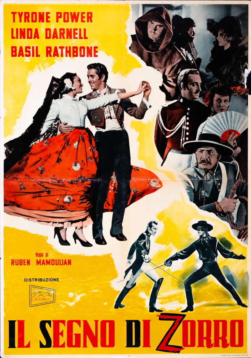 Il segno di Zorro - Manifesto 1