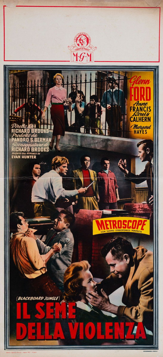 Locandina 2 for the film Blackboard Jungle (1955)
