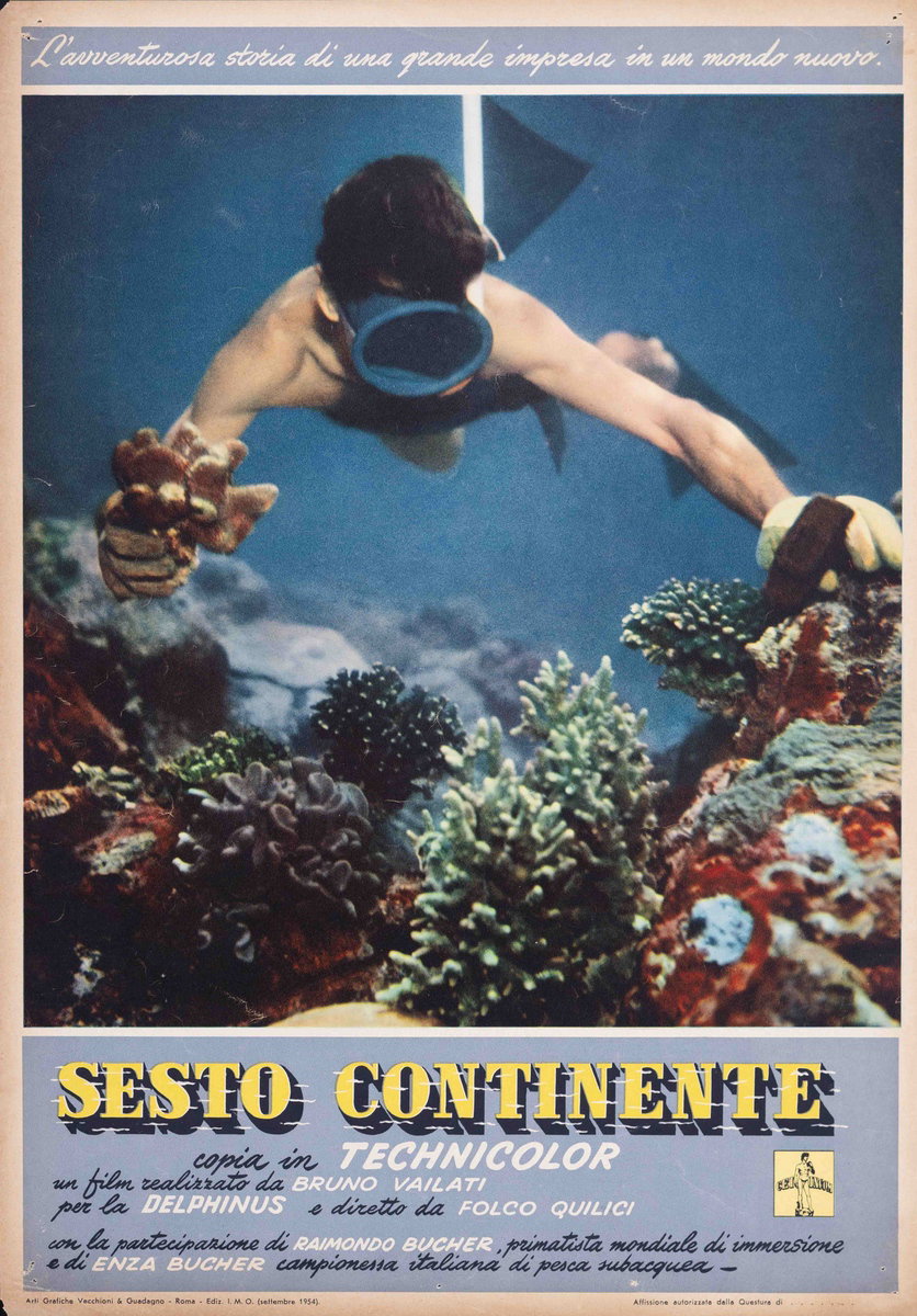Fotobusta 2 per il film Sesto continente (1954)