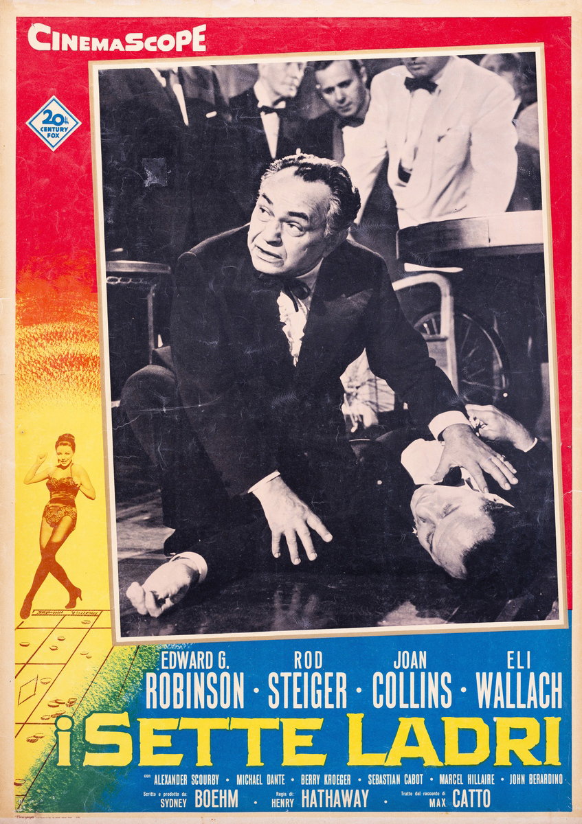 Fotobusta 3 per il film I sette ladri (1960)