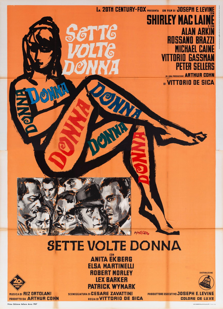 Sette volte donna - Manifesto 2