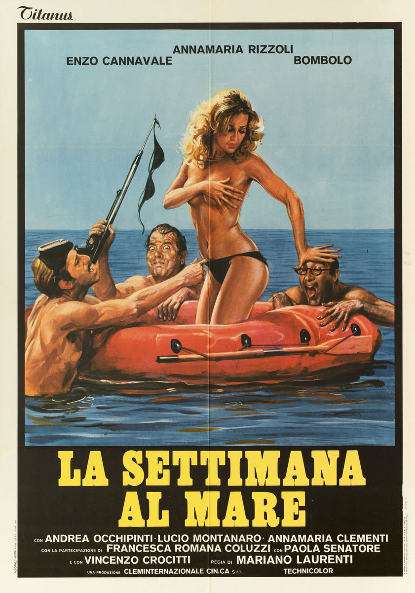La settimana al mare - Manifesto 1