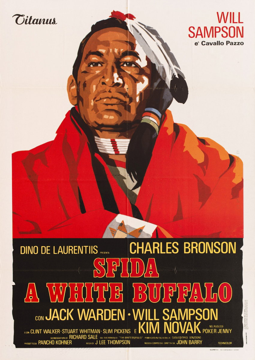 Manifesto 2 per il film Sfida a White Buffalo (1977)