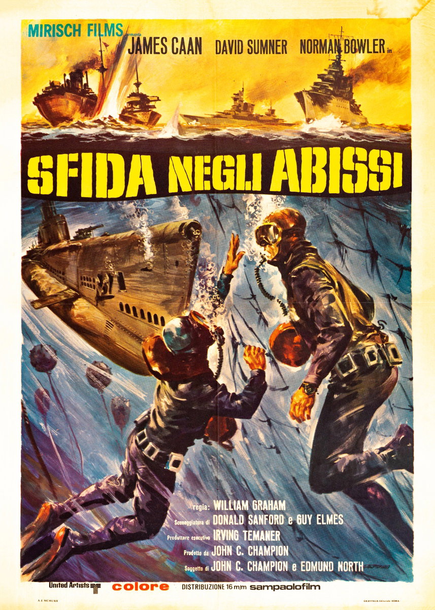 Sfida negli abissi - Manifesto 2