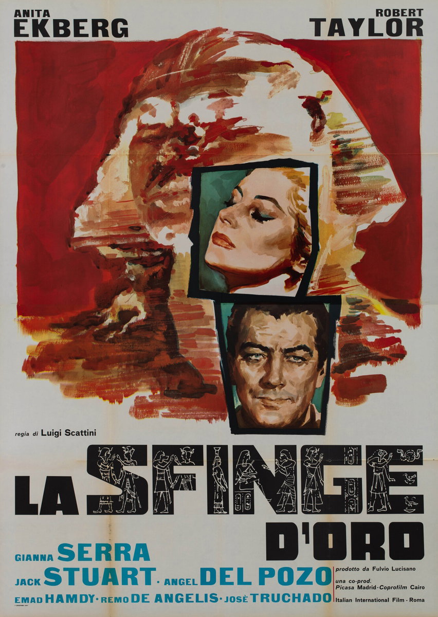Manifesto 2 per il film La sfinge d'oro (1967)