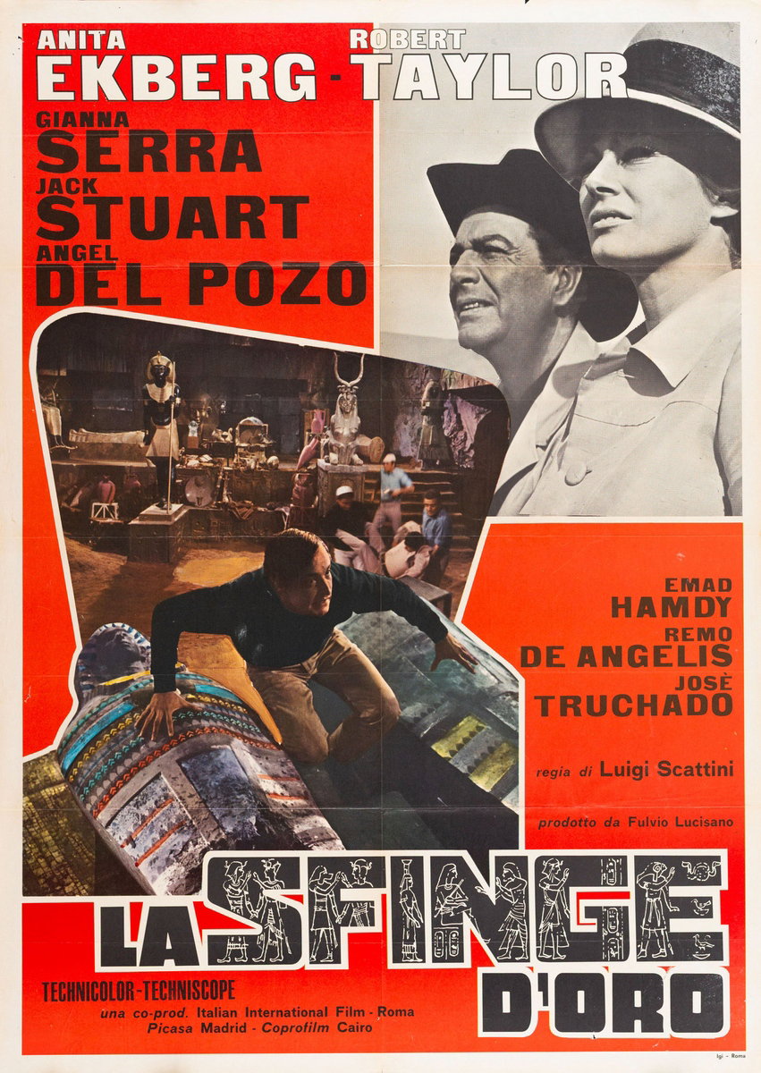 Manifesto 3 per il film La sfinge d'oro (1967)