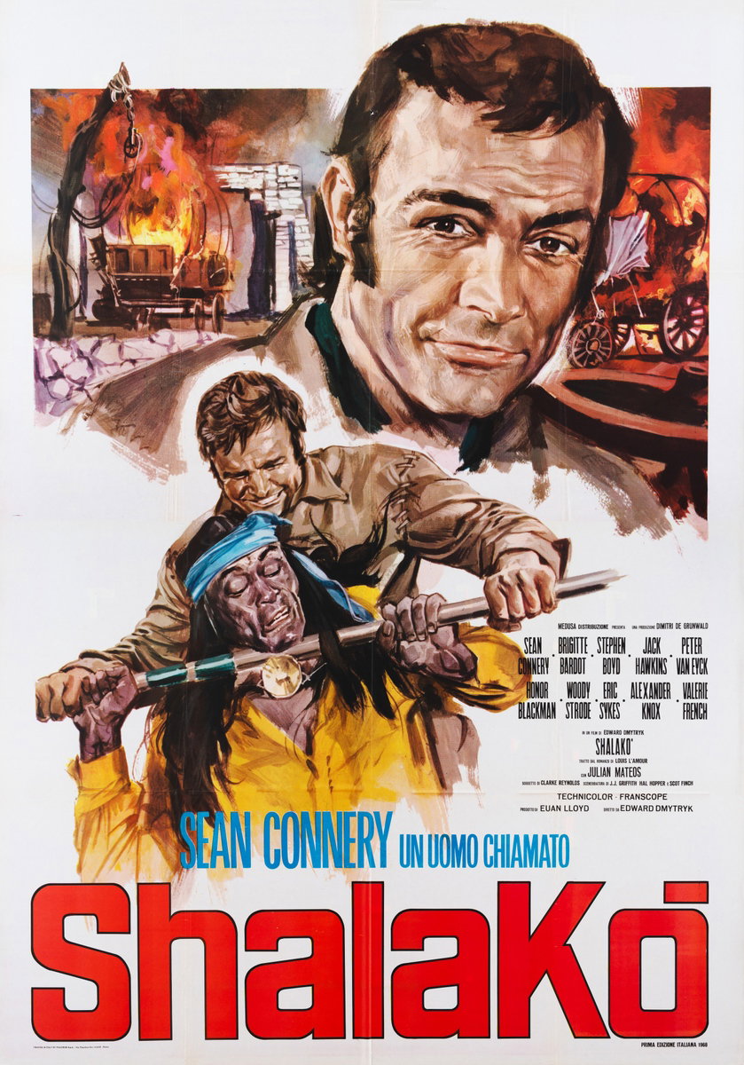 Manifesto 2 per il film Un uomo chiamato Shalako (1968)