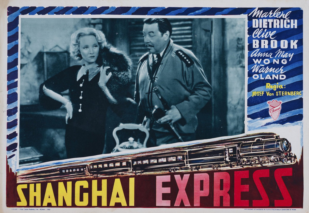 Fotobusta 2 per il film Shanghai Express (1932)