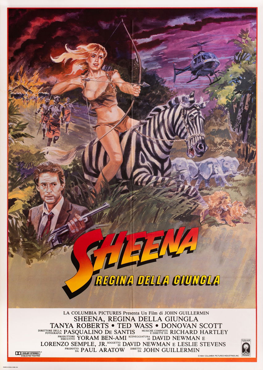 Sheena regina della giungla - Manifesto 1