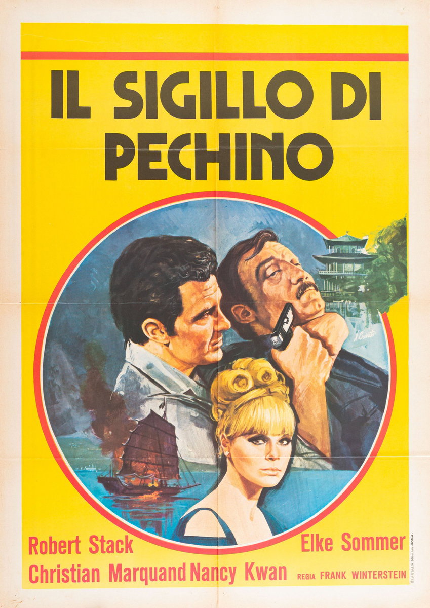 Manifesto 2 per il film Il sigillo di Pechino (1967)