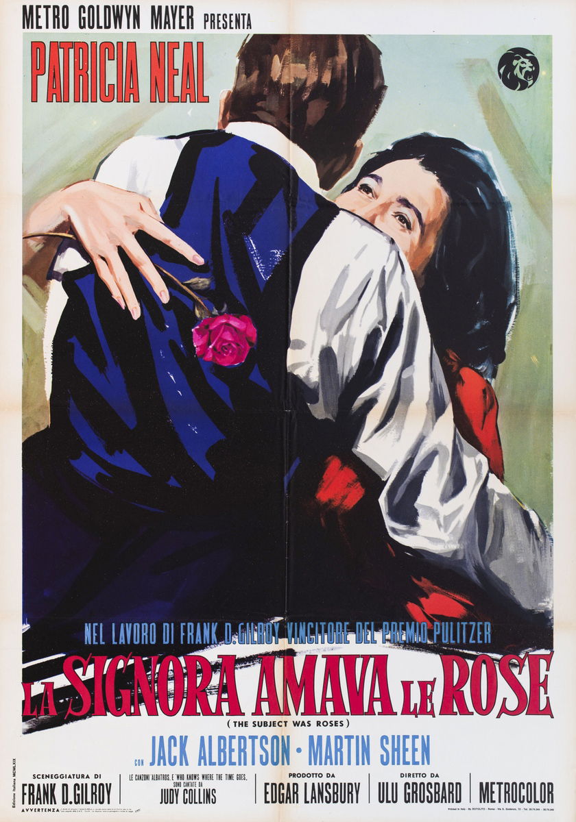 La signora amava le rose - Manifesto 1