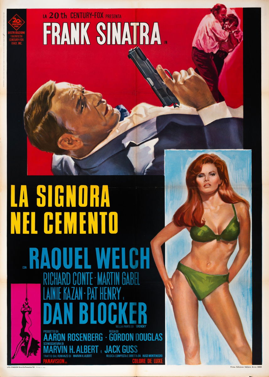 La signora nel cemento - Manifesto 1