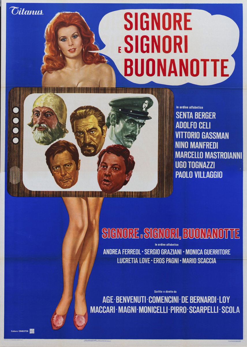 Manifesto 2 per il film Signore e signori, buonanotte (1976)