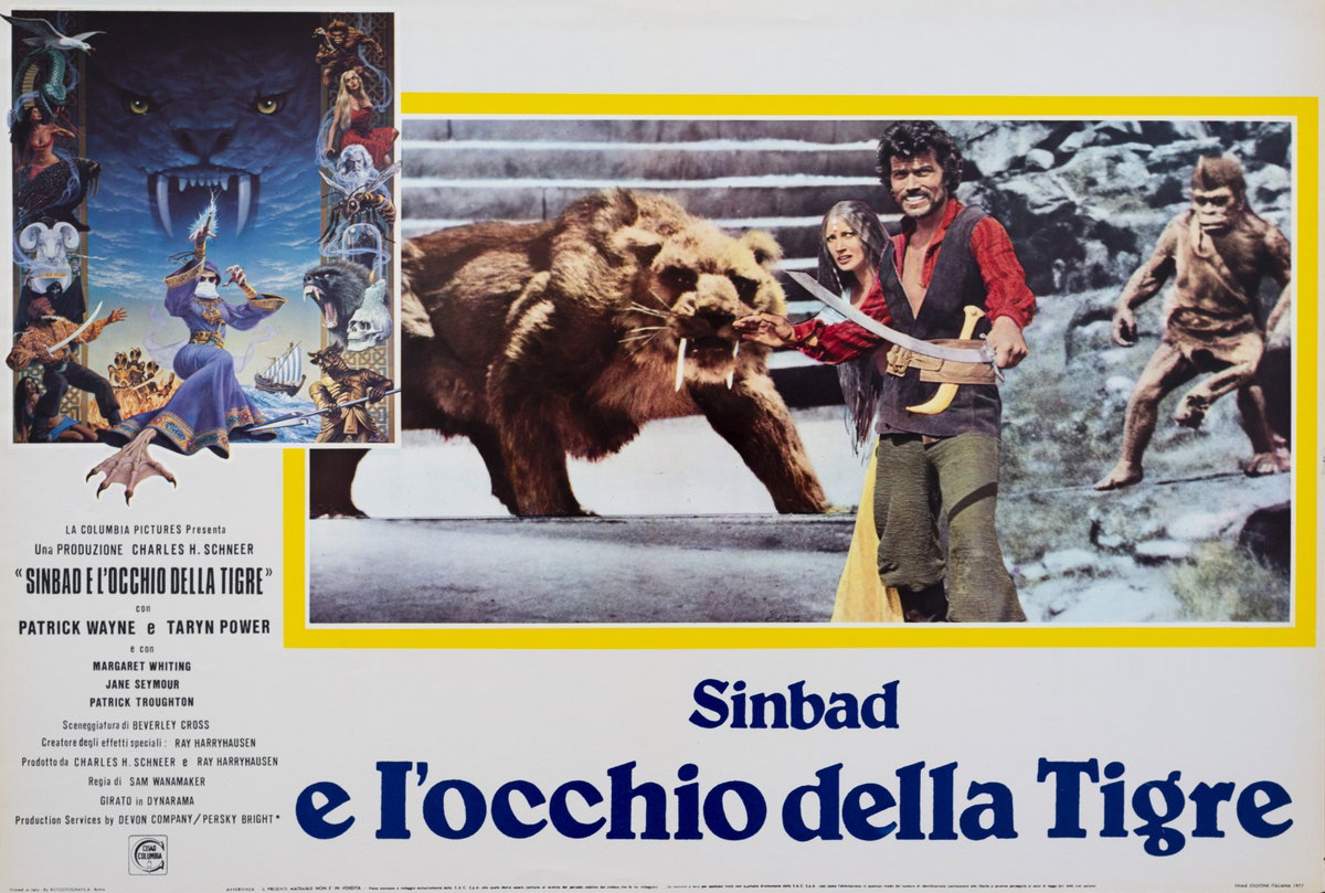 Fotobusta 2 per il film Sinbad e l'occhio della tigre (1977)