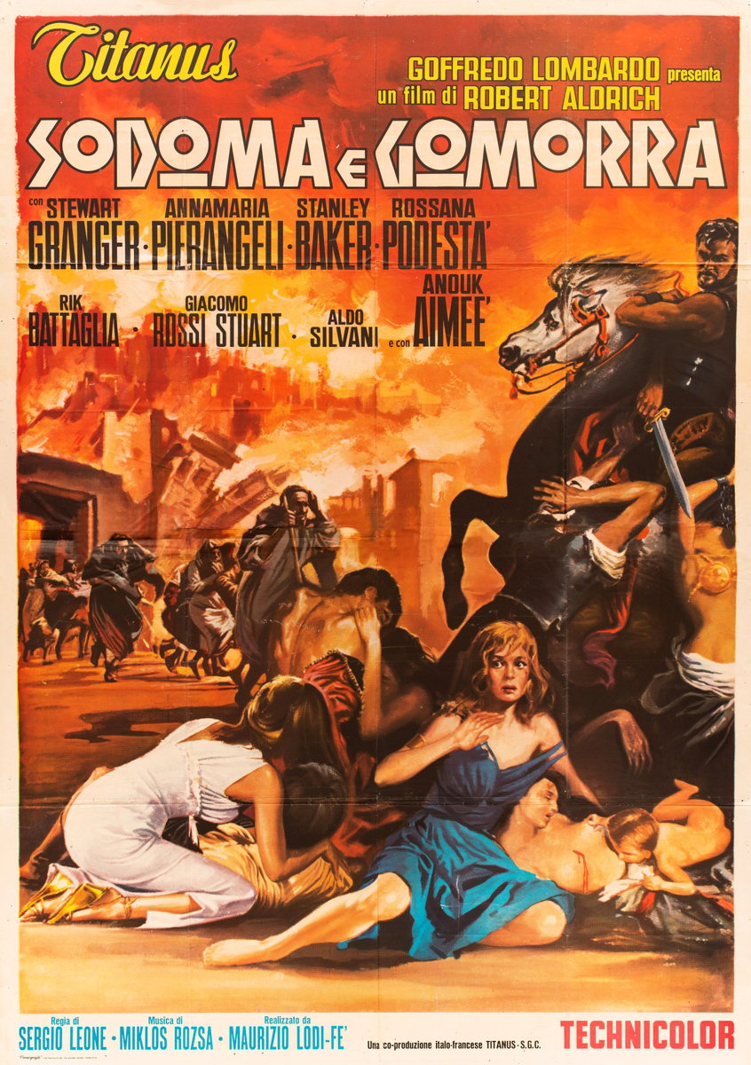 Manifesto 2 per il film Sodoma e Gomorra (1962)