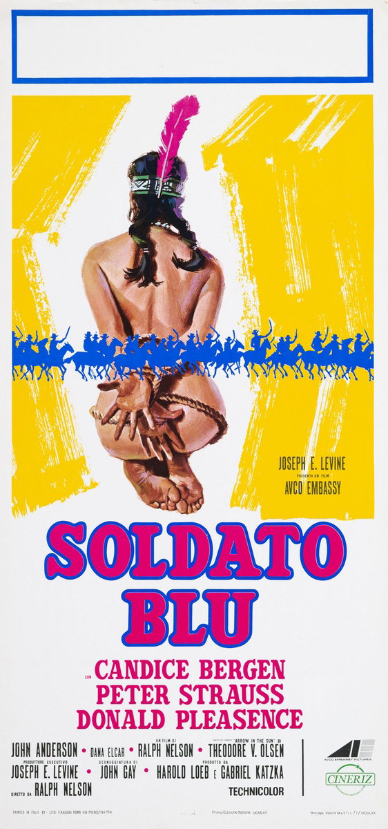 Locandina 3 per il film Soldato blu (1970)