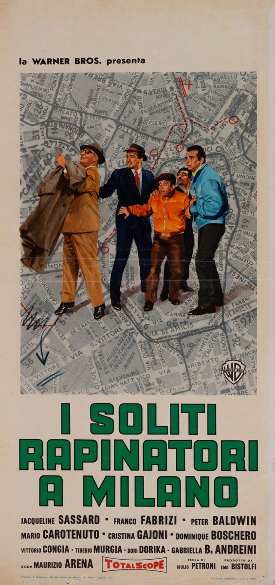 I soliti rapinatori a Milano - Locandina 1