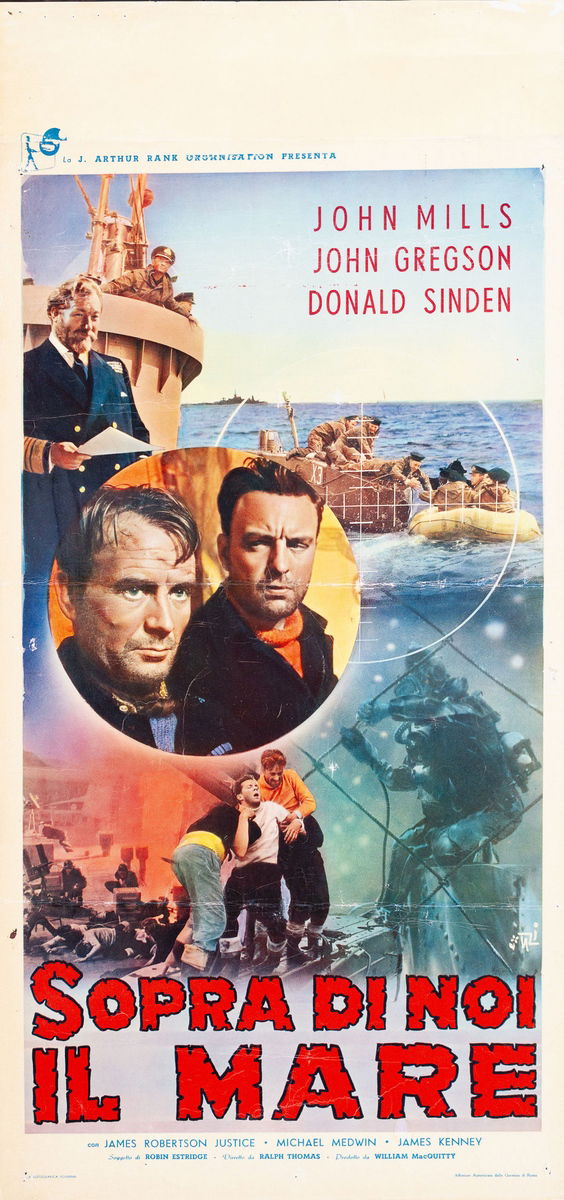 Above Us the Waves - Lobby Card 1