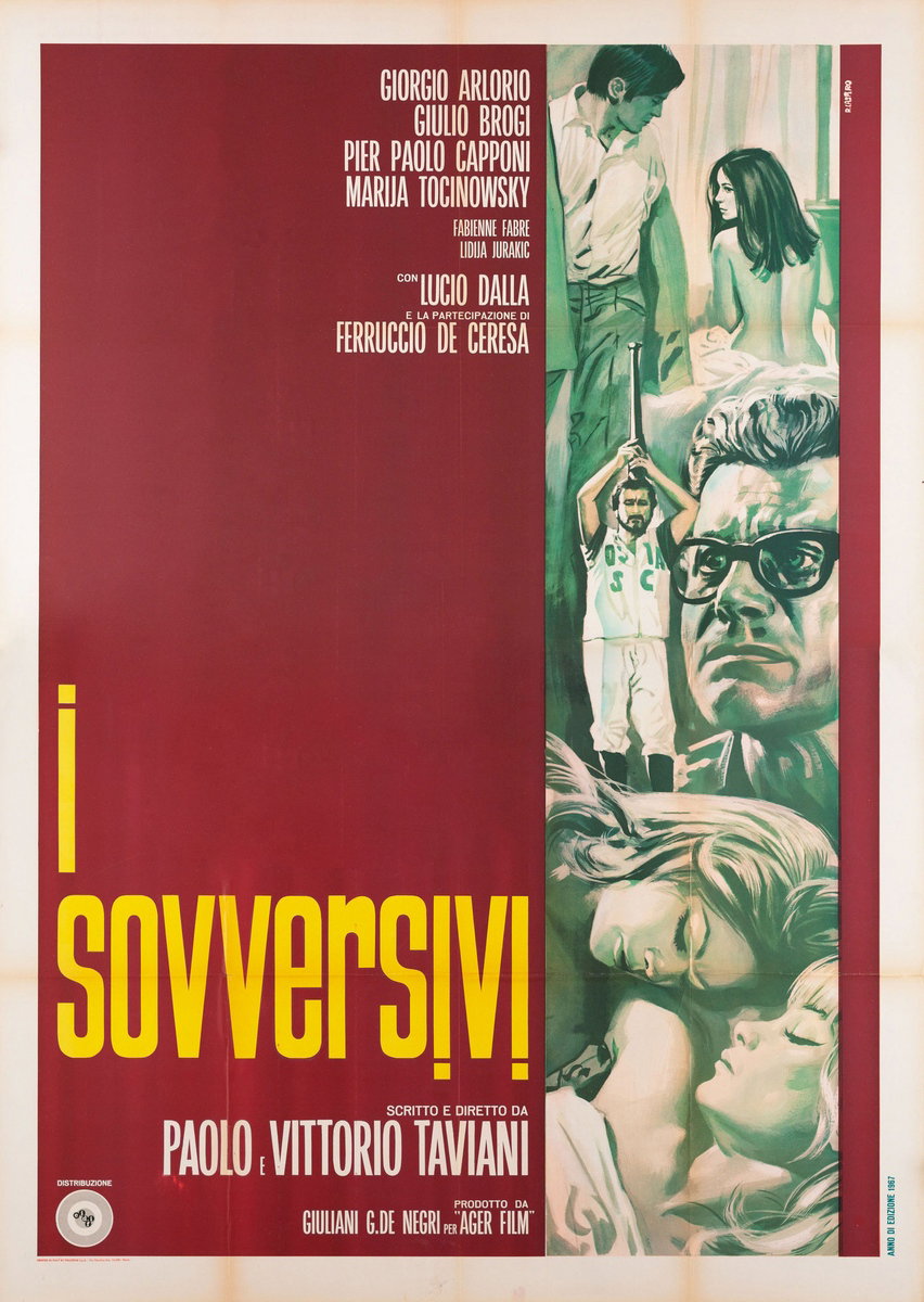 Poster 2 for the film I sovversivi (1957), painted by Renato Casaro (Renè)