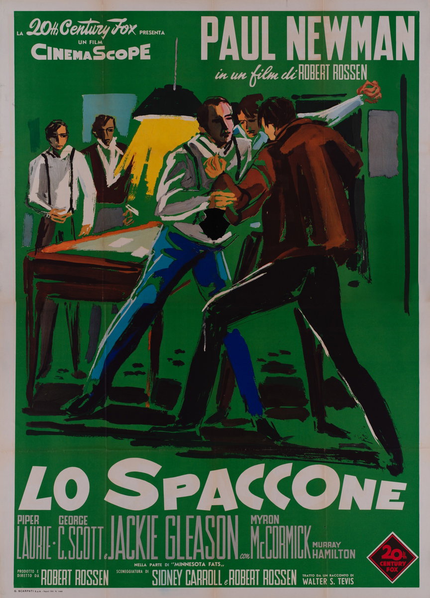 Poster 2 for the film The Hustler (1961)