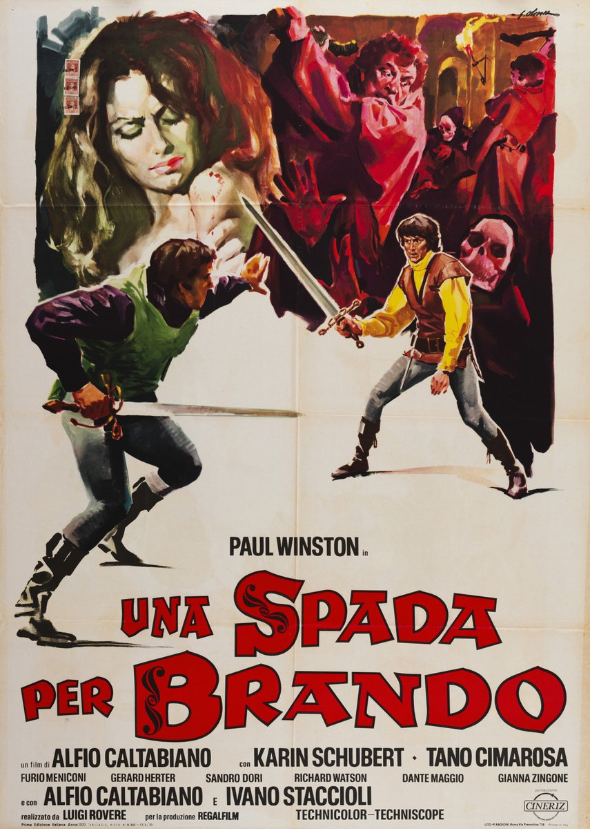 Una spada per Brando - Manifesto 1