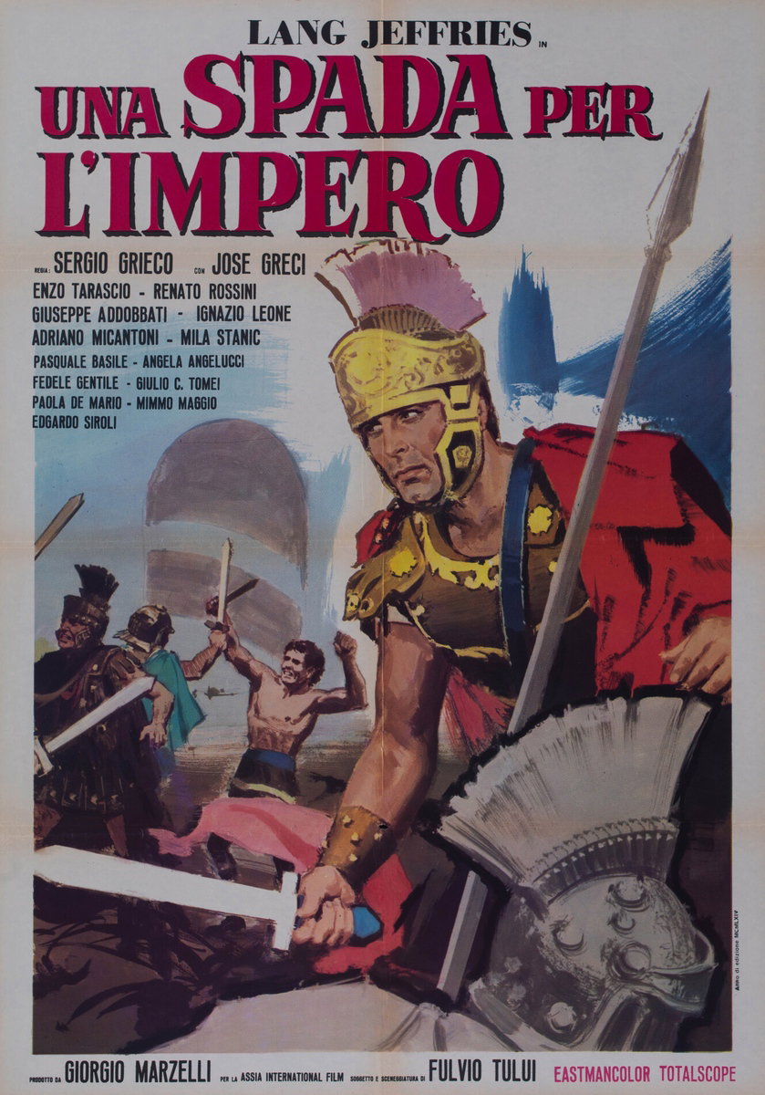 Manifesto 2 per il film Una spada per l'impero (1964)
