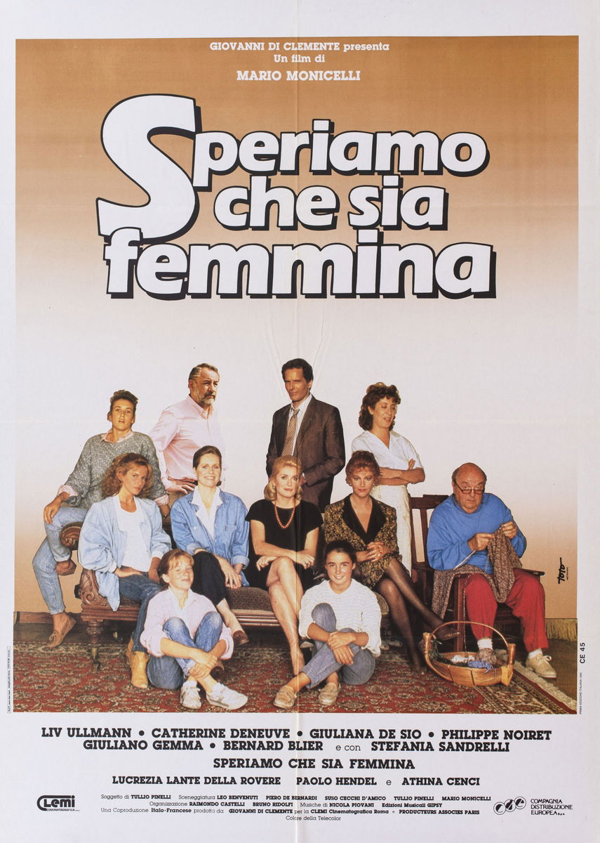 Speriamo che sia femmina - Manifesto 1