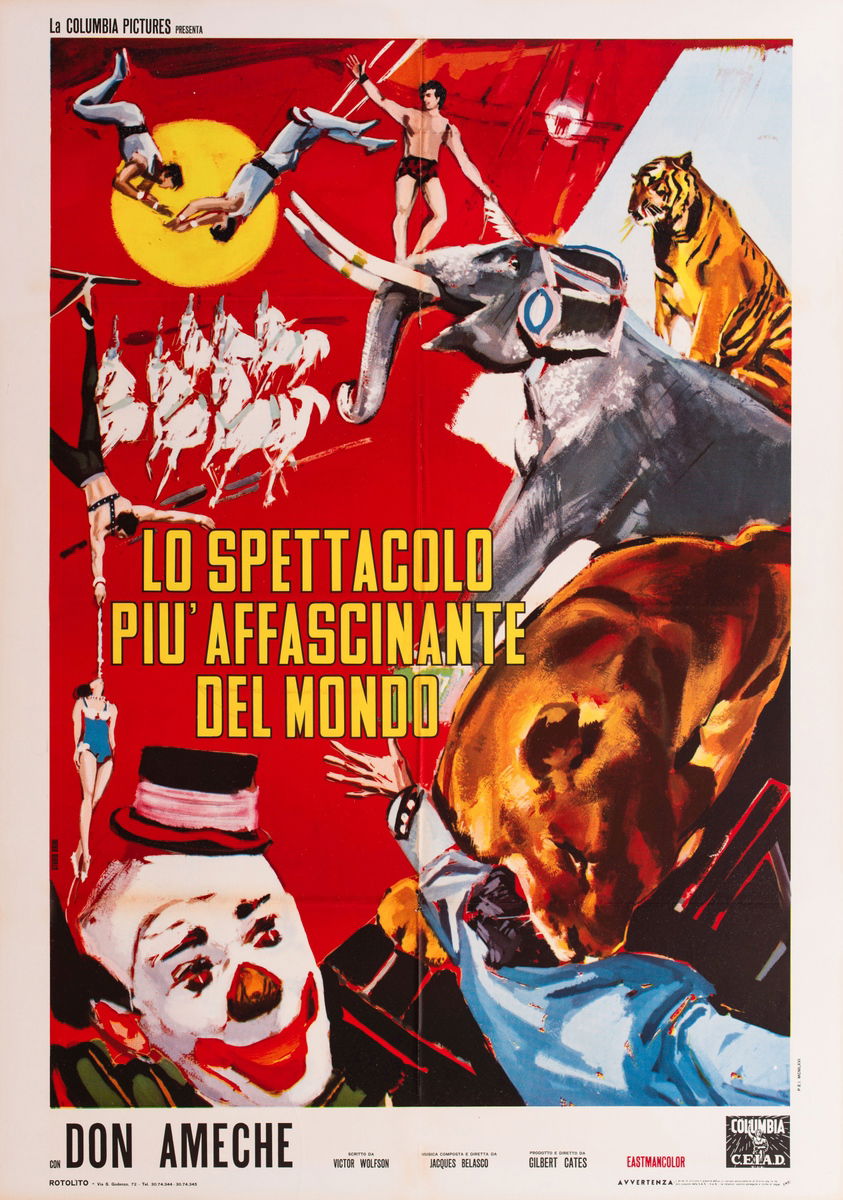 Lo spettacolo più affascinante del mondo - Manifesto 1