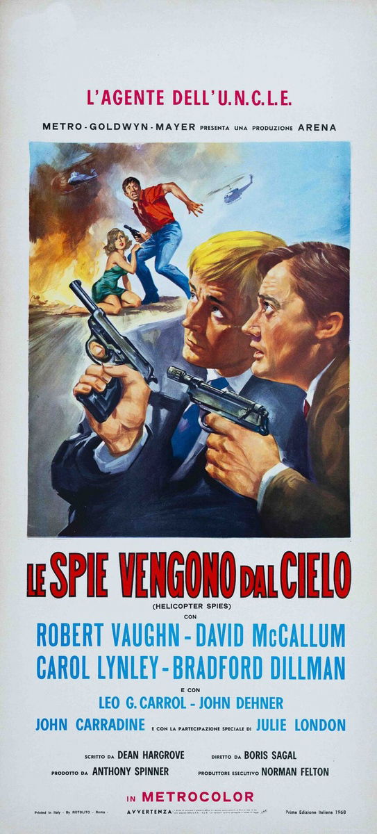 The Helicopter Spies - Lobby Card 1