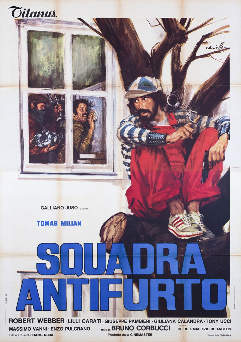 Squadra antifurto - Manifesto 1