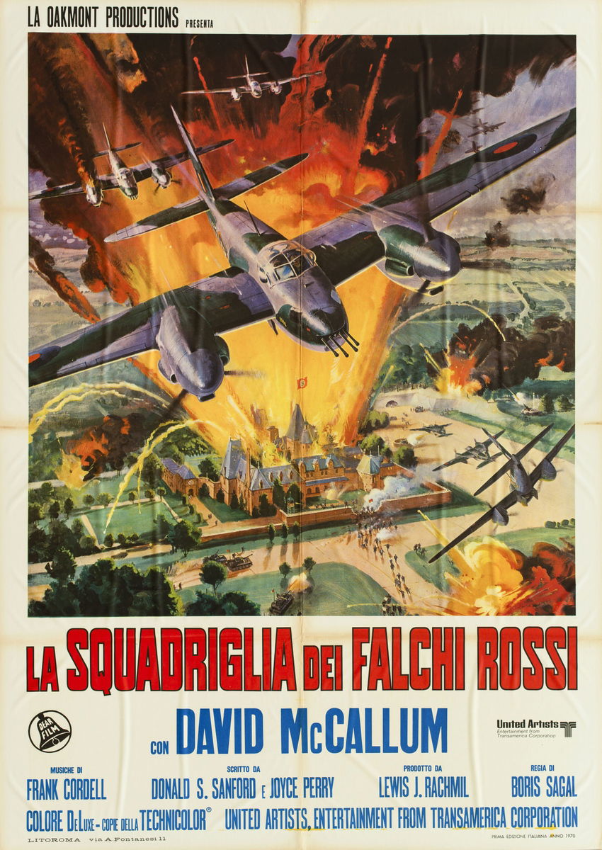 La squadriglia dei falchi rossi - Manifesto 1