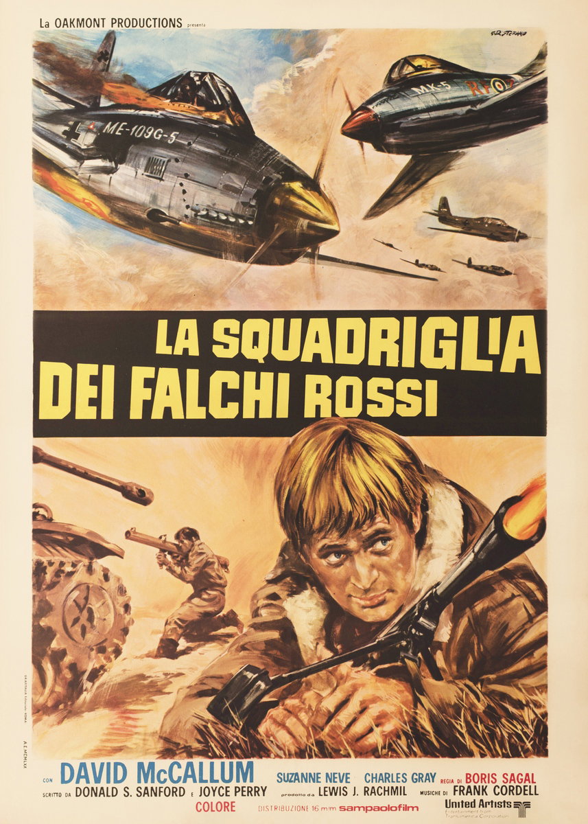 La squadriglia dei falchi rossi - Manifesto 2