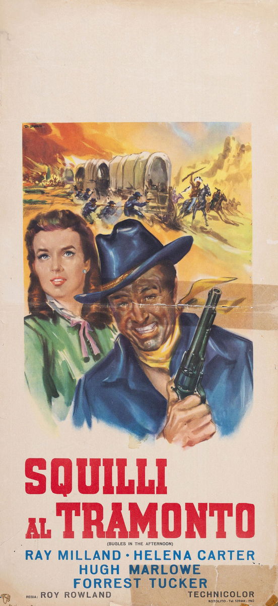 Bugles in the Afternoon - Lobby Card 1