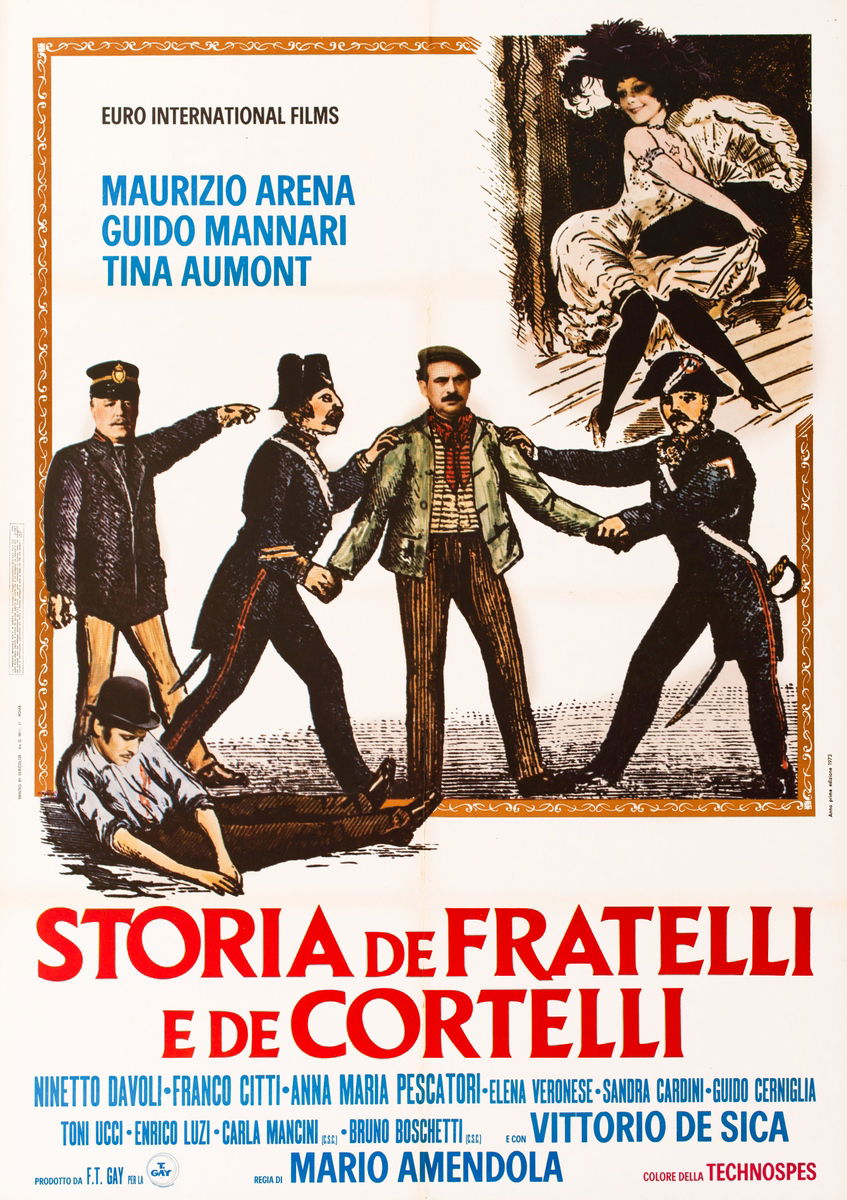 Storia de fratelli e de cortelli - Manifesto 1