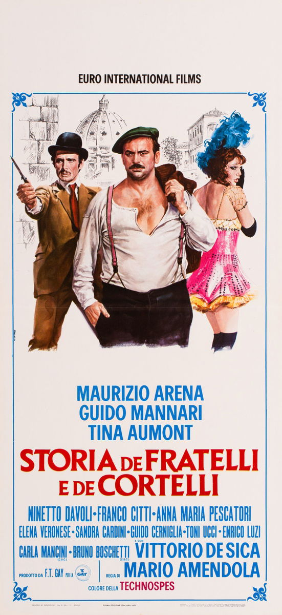 Storia de fratelli e de cortelli - Lobby Card 1