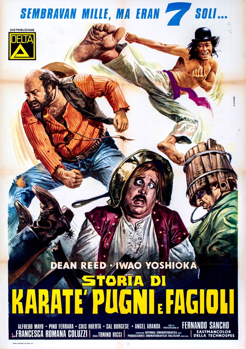 Storia di karatè, pugni e fagioli - Manifesto 1